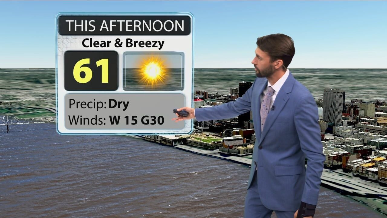 Matthew Wine's Wednesday afternoon forecast